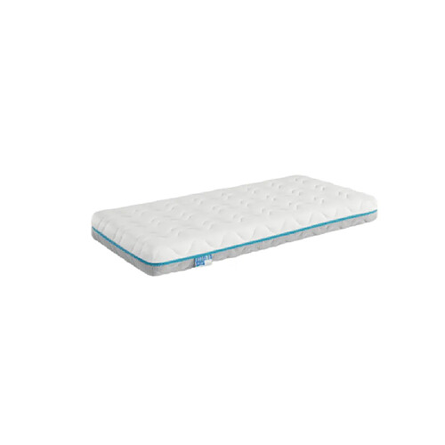 Ecus Matelas 140x70cm Ergonomic Anti-Asphyxia Viscoelastic Blanc