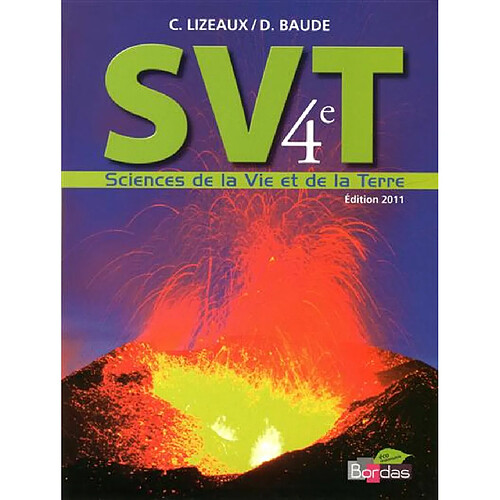 SVT sciences de la vie et de la Terre 4e · Occasion