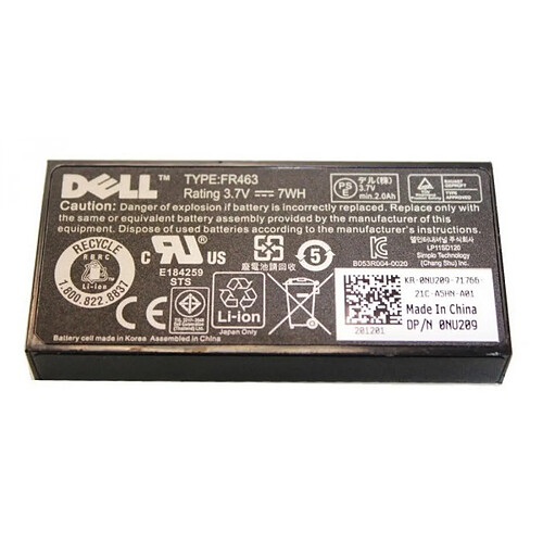 Batterie Contrôleur SAS 0NU209 FR463 Raid PERC5i Dell Serveur Pro UCP-61 Battery · Occasion