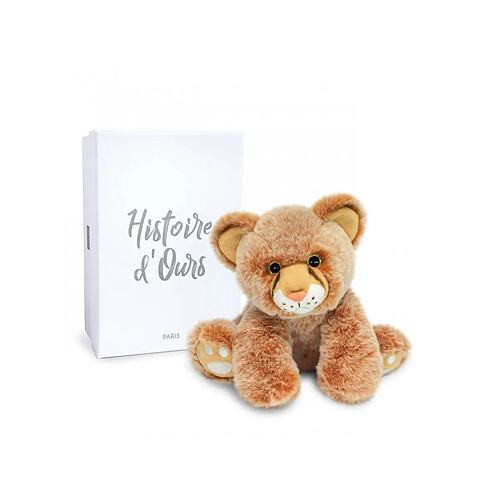 Histoire d'ours - Bébé Lion 18 cm en boîte carton