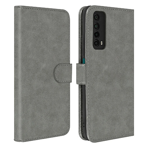 Avizar Étui Huawei P smart 2021 Protection avec Porte-carte Fonction Support Gris