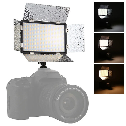 Wewoo Lumière photographique LED01 520 LEDs 4100LM Vlogging professionnel Photographie Vidéo et Studio Photo Light pour appareils reflex numériques Canon / Nikon