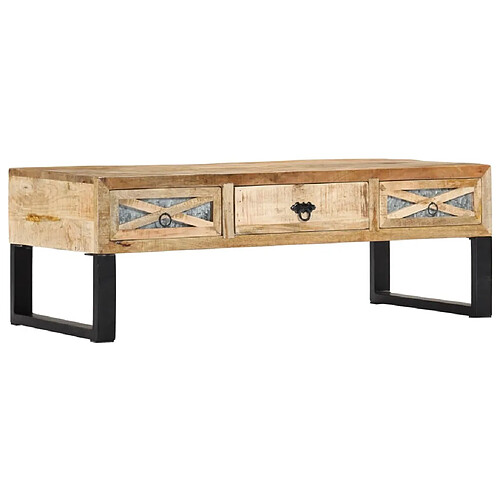 Maison Chic Table basse,Table Console Table d'appoint, Table pour salon 110 x 50 x 38 cm Bois de manguier massif -MN39581