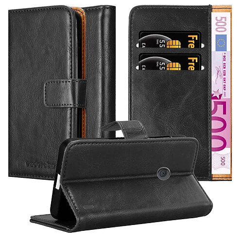 Cadorabo Coque Nokia Lumia 520 / 521 Etui en Noir