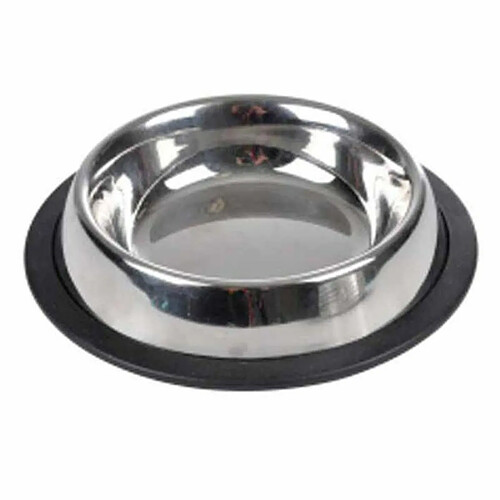 Paris Prix Gamelle pour Chien & Chat Antidérapante 15cm Argent