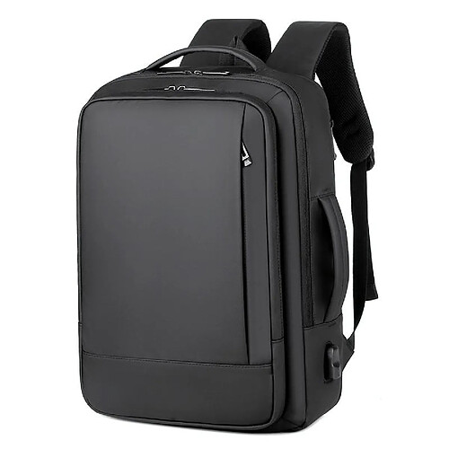 Yonis Sac À Dos Ordinateur Imperméable USB Noir