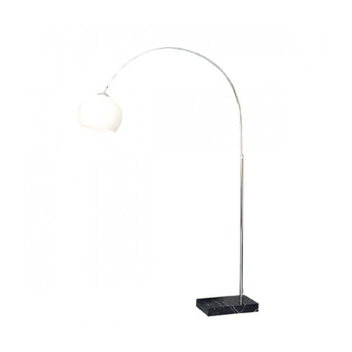 Luminaire Center Lampadaire moderne Piegano Chrome brillant