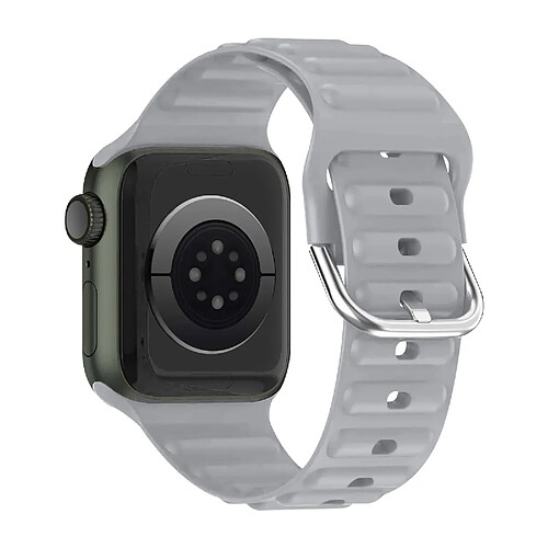 Avizar Bracelet pour Apple Watch 41mm / 40mm / 38 mm Silicone Ajustable Gris