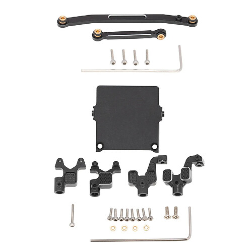 Liens de Liaison de Biellette de Direction En Aluminium 1/24 avec Tour de Choc pour Axial SCX24 AXI00001