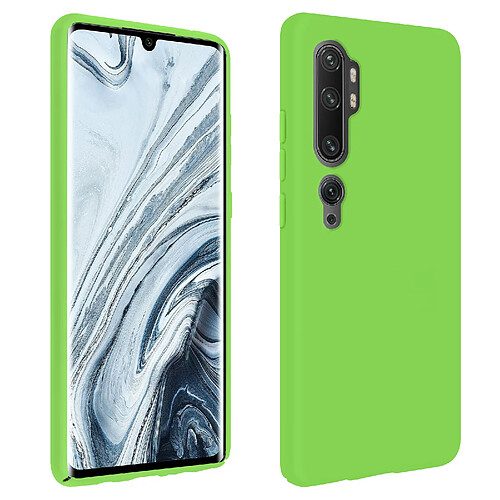 Avizar Coque Xiaomi Mi Note 10 / Note 10 Pro Semi-rigide Finition Soft Touch Vert