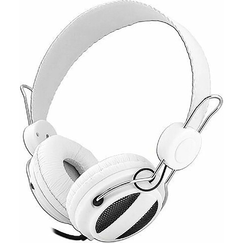 LTC LTC54 Casque stéréo écouteurs mp3 mp4 ordinateur casque avec fil (blanc)