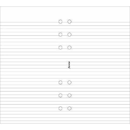 Filofax Bloc-notes Feuilles lignées Blanc Paquet économique (Import Royaume Uni)