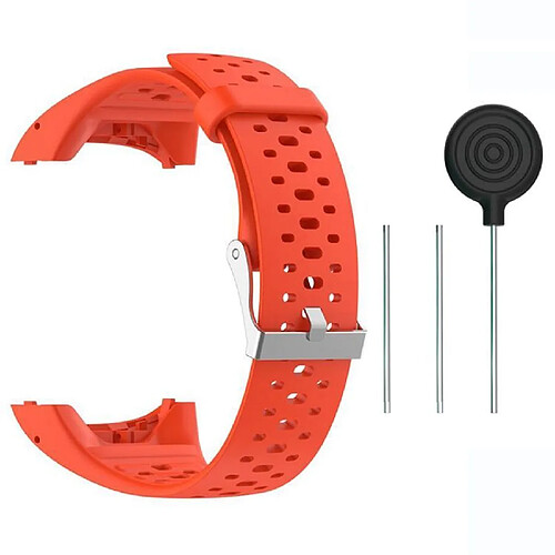 Orange-Bracelet de remplacement en silicone pour Polar M400 M430