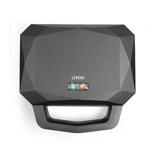 LIVOO - Appareil a gaufres et croques - DOP232 - Surface de cuisson : 12,5 x 23 cm - Profondeur des plaques : 1,5 cm