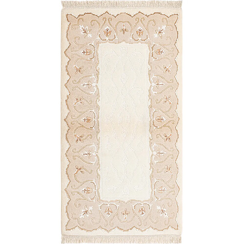 Vidal Tapis de laine 160x84 beige Darya