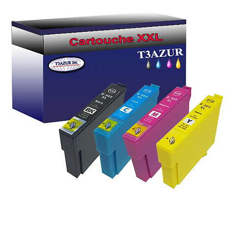 T3Azur 4x Epson T502XL -Compatible