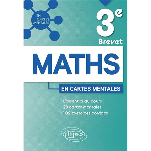 Maths 3e en cartes mentales : brevet