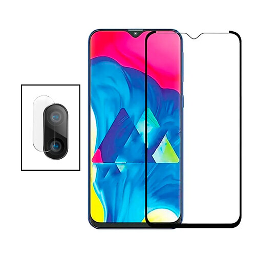 PHONECARE Kit Film Caméra Arrière + Film de Verre Trempé 5D Full Cover pour Samsung Galaxy M10