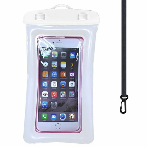 PHONECARE Coque flottante WaterprofFloating IPX8 - 6 "(Hauteur: 210 mm x Longueur: 110 mm) pour Wiko - Blanc