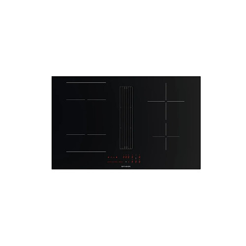 Table de cuisson induction aspirante 83cm 4 feux 7400w noir - 5371765 - FABER