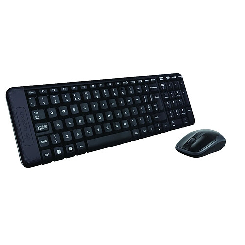 Logitech MK220 RF Wireless Russian Black (WIRELESS COMBO MK220 - RUS - 2.4GHZ - INTNL RU)