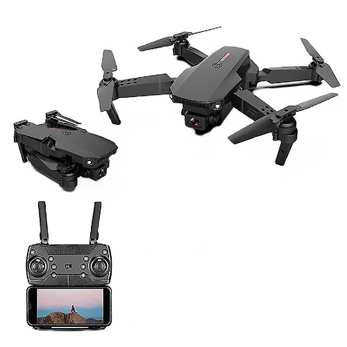 Universal 2021 nouveau mini drone 4K 1080p HD caméra wifi pliable 4 axes télécommandé drone jouet E88