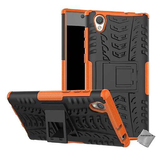 Htdmobiles Coque rigide anti choc pour Sony Xperia L1 + film ecran - ORANGE