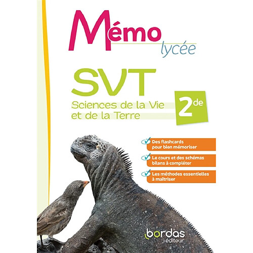 SVT sciences de la vie et de la Terre 2de