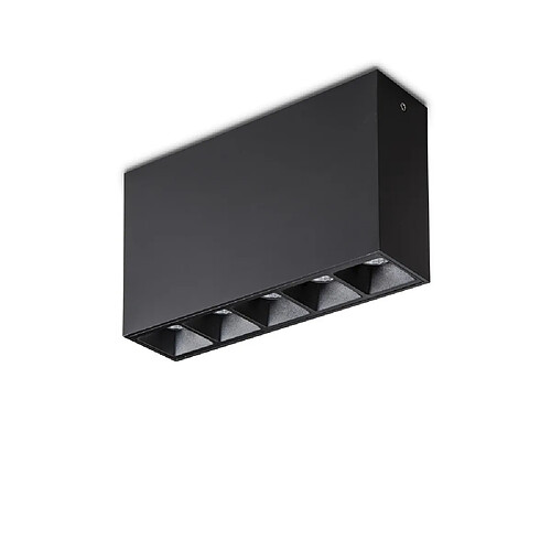 Ideal Lux Plafonnier LED intégré à 5 lumières noir 3000K