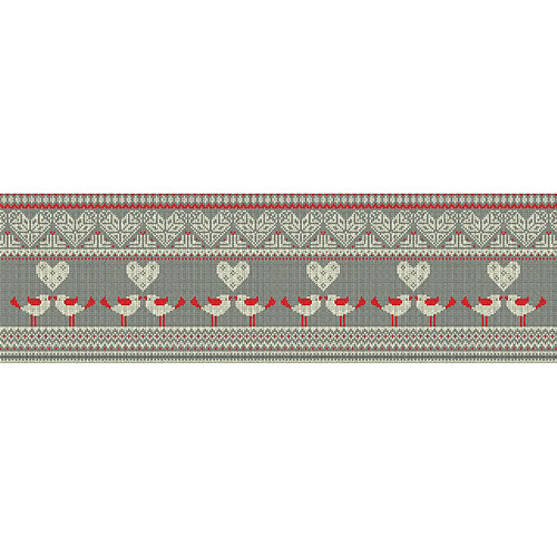 Alter Chemin de cuisine, 100% Made in Italy, Tapis antitache avec impression numérique, Coulisse antidérapante et lavable, Nordic - Modèle Etuhole, 240x52 cm