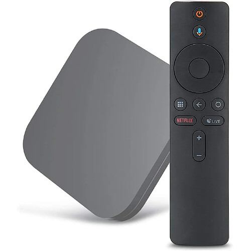 SANAG Telecommande Vocale Bluetooth De Rechange, Adaptee Pour Xiaomi Mi Box S Tv(Veuillez Confirmer Si Votre Appareil Prend En Charge La Telecommande Vocale Bluetooth)