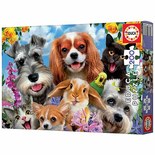 Educa Borras Puzzle Educa Pet Selfie (200 pcs)