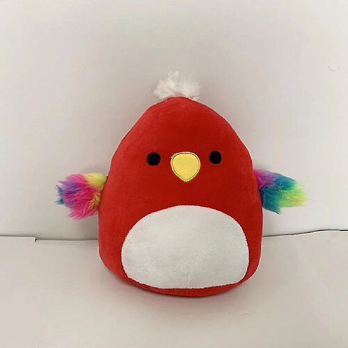 Universal 25cm Parrot en peluche jouet kawaii mignon moelleux en peluche animal animal oreiller de poupée d'anniversaire pour enfants