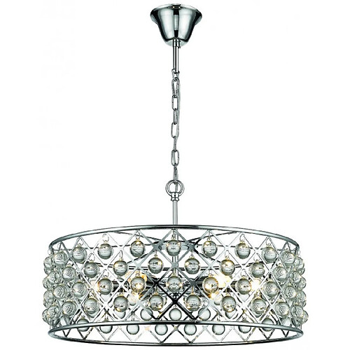 Luminaire Center Suspension en cristal SANDBANKS 6 Lumières