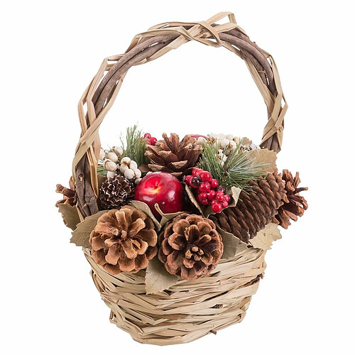 BigBuy Home Décorations de Noël Multicouleur Naturel 15 x 18 x 24 cm