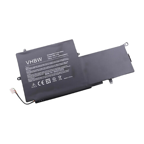 vhbw batterie compatible avec HP Spectre x360 13-4101no(P1Q59EA), x360 13-4102ne laptop (4900mAh, 11,4V, Li-Polymère, noir)