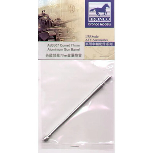 Bronco Models A34 Comet Aluminum Gun Barrel - Accessoire Maquette