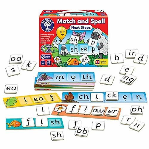 Orchard Toys Match and Spell Next Steps Childrens Game Multi One Size