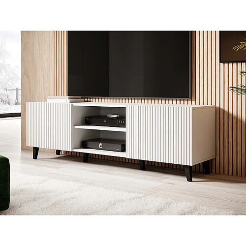 Bestmobilier Sanna - meuble TV - 150 cm - style contemporain