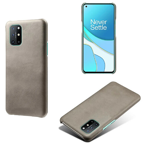 Coque en TPU + PU gris pour votre OnePlus 8T