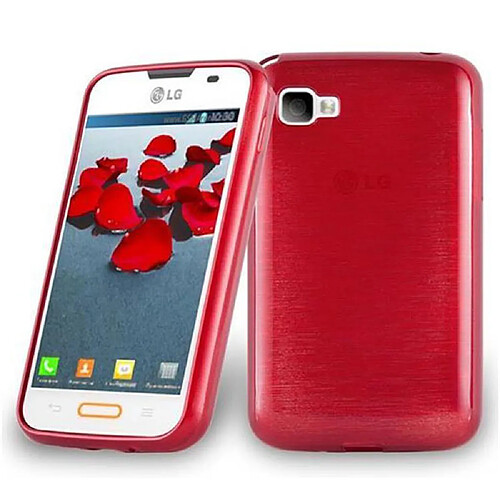 Cadorabo Coque LG L4 II Etui en Rouge