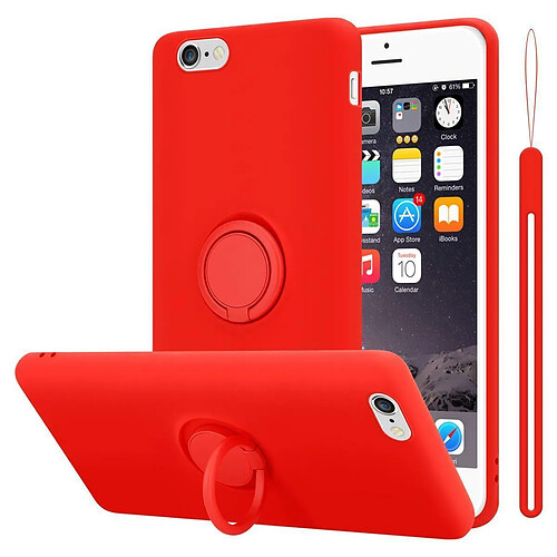 Cadorabo Coque iPhone 6 / 6S Etui en Rouge