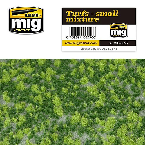 Mig Jimenez Ammo Turfs - Small Mixture - Décor Modélisme