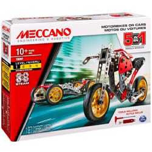 Ludendo Voiture et moto - 5 Modèles Meccano