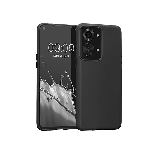 PHONECARE Coque Silicone Liquide pour OnePlus Nord 2T - Noir