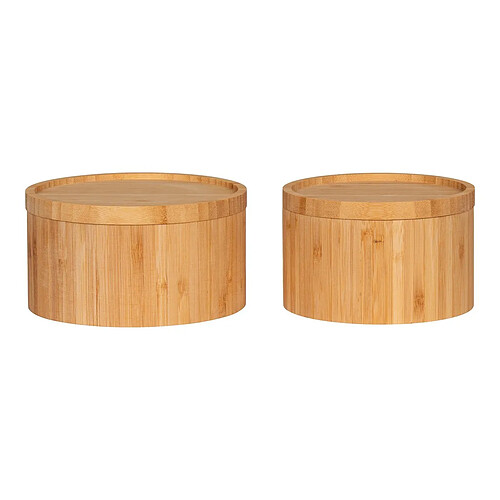 EPIKASA Lot de 2 Paniers Décoratifs de Rangement Chefalu