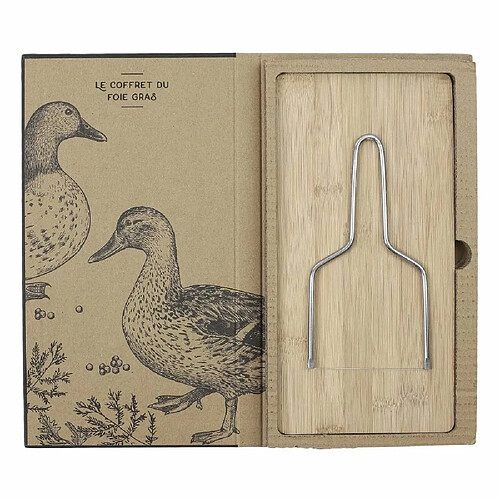 Cook Concept Coffret Planche à Foie Gras avec Lyre