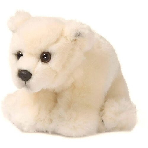 WWF peluche Ours polaire de 15 cm blanc