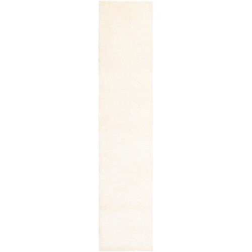 Vidal Tapis de couloir en laine 396x84 beige Darya