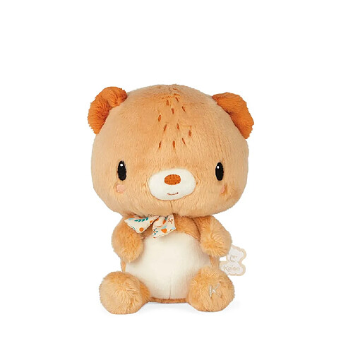 Kaloo Mini-Peluche Bebe Choo l ours - 15 cm - Fonction Grelot